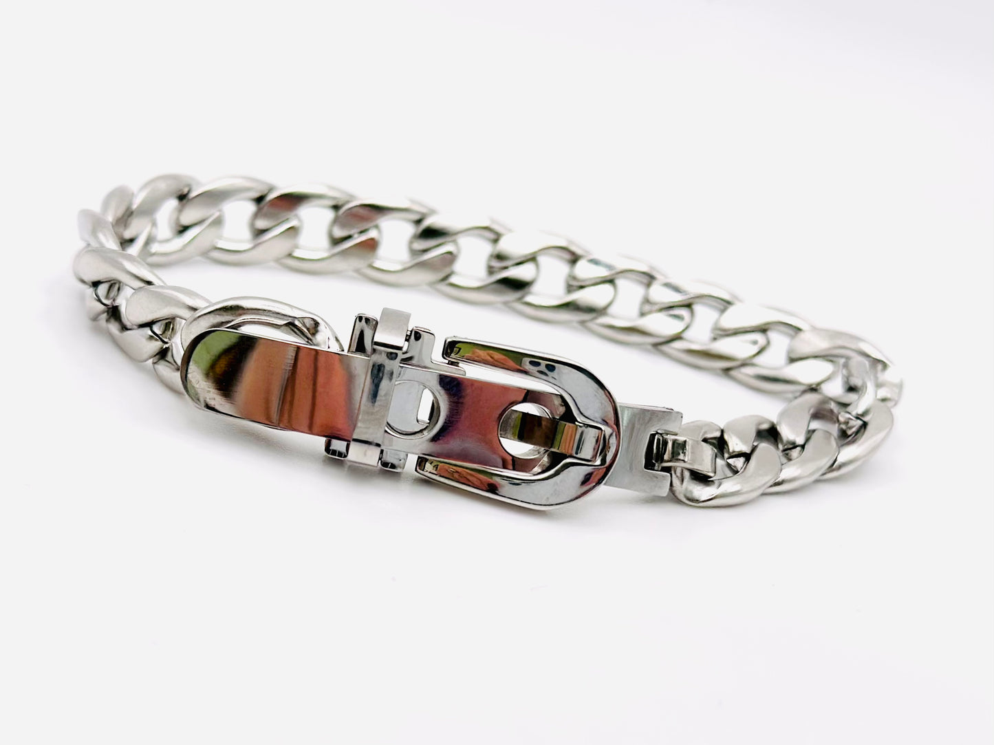 SILVER BELT BRACELET