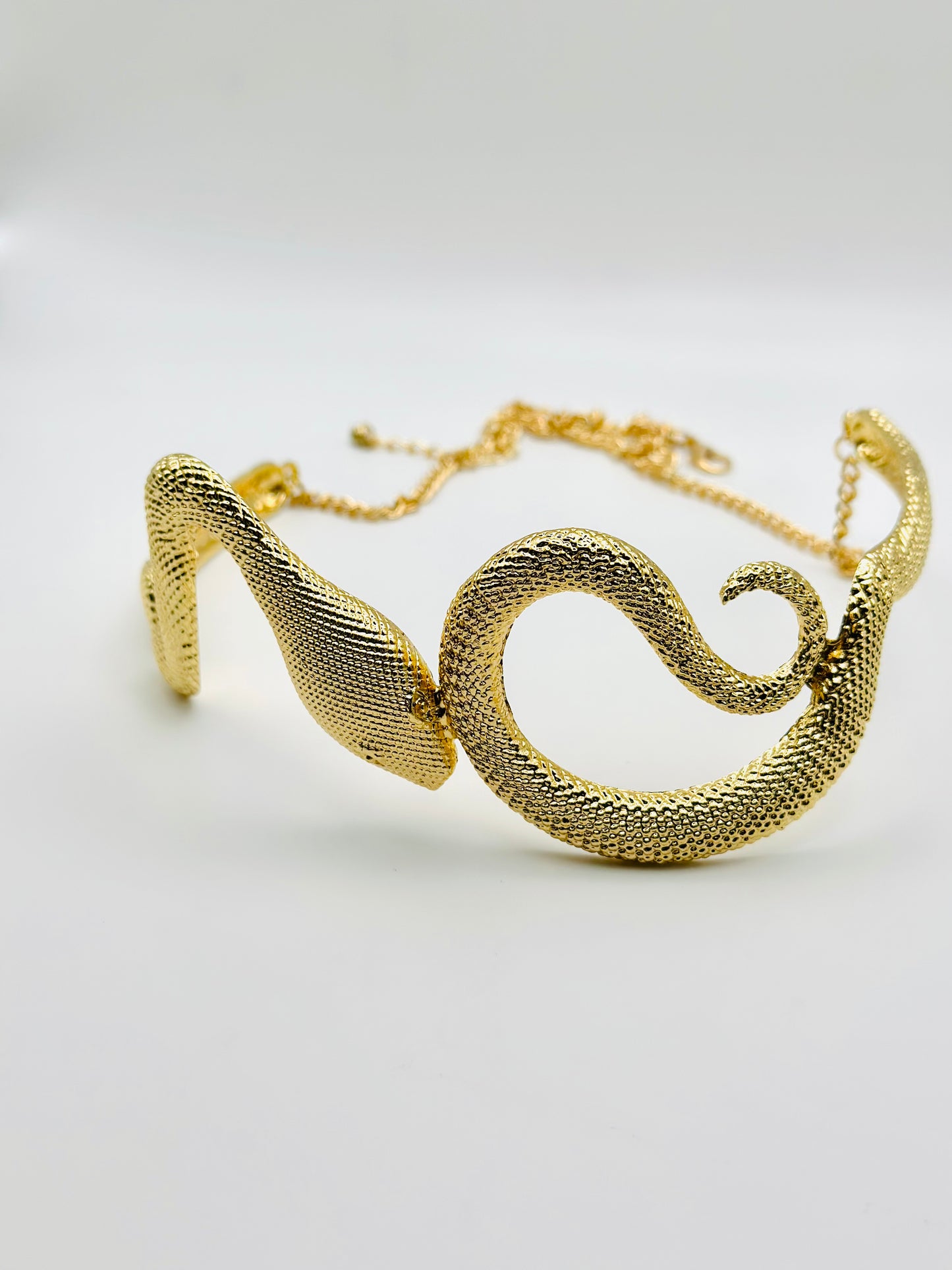 SNAKE CHOKER2 GOLD