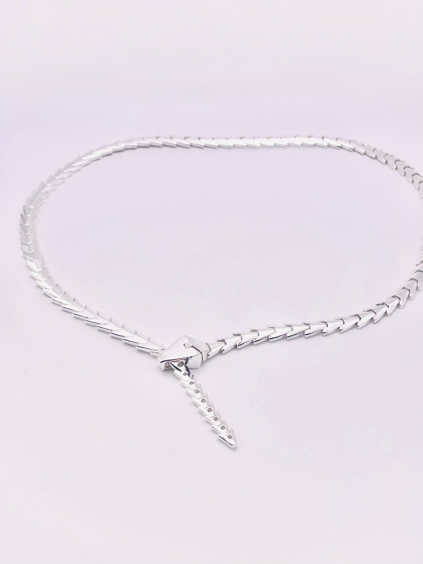 SILVER SNAKE NECKLACES