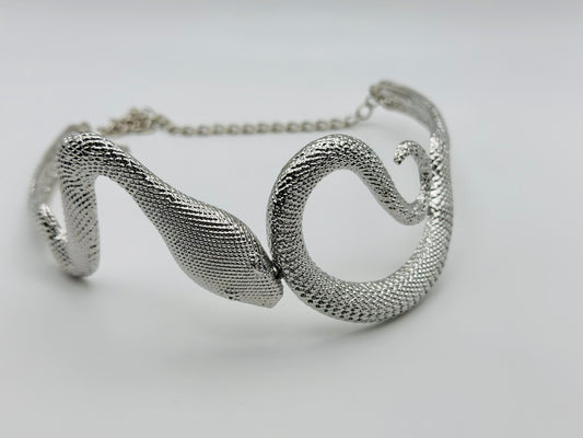 SNAKE SILVER CHOKER