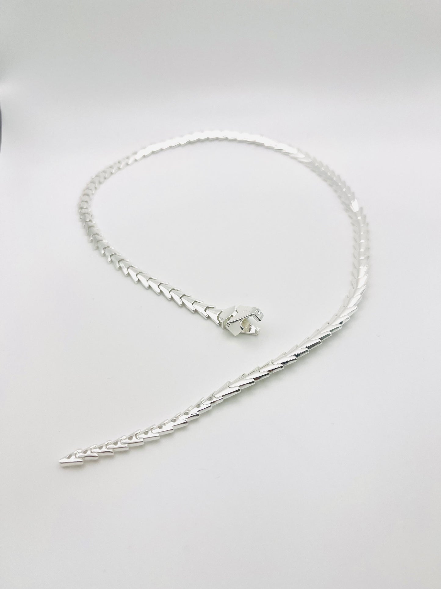 SILVER SNAKE NECKLACES