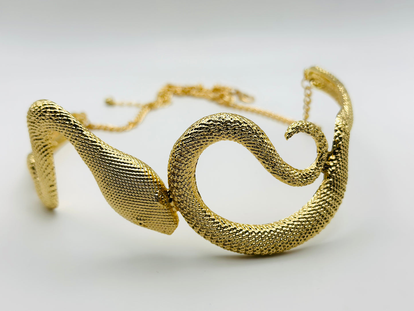 SNAKE CHOKER2 GOLD